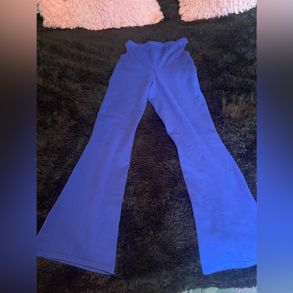 NWOT Minnie Rose Cashmere Flared Pants - Picture 3 of 8